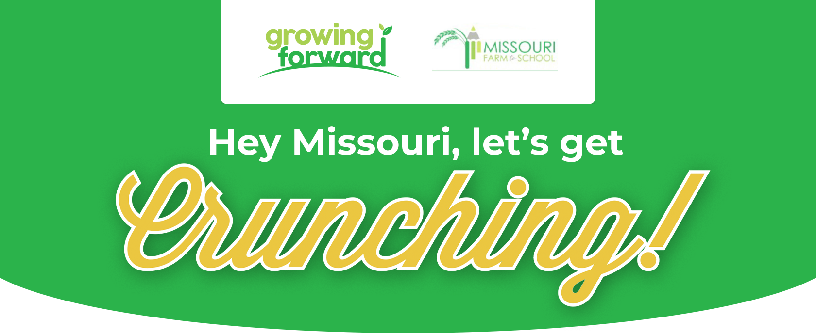 header image containing hey 'Missouri, let's get crunching!' text